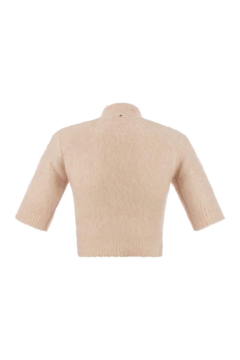 FASTOSO - Mohair short jumper - VOGUERINI