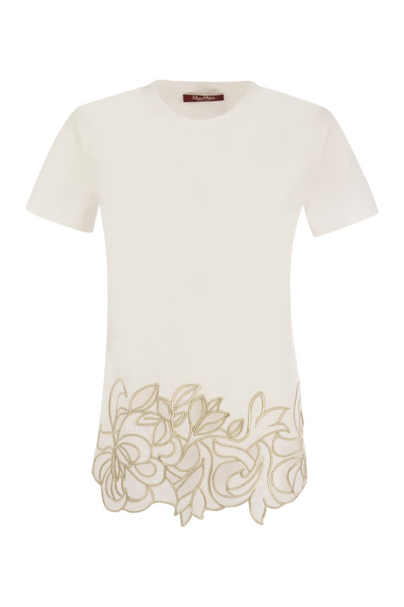 VETTA - Cotton jersey T-shirt - VOGUERINI