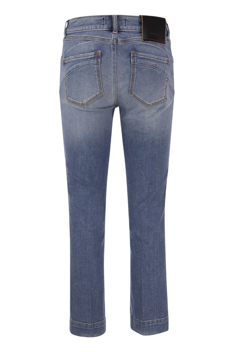 MEXICO - Low waist mini flare jeans - VOGUERINI