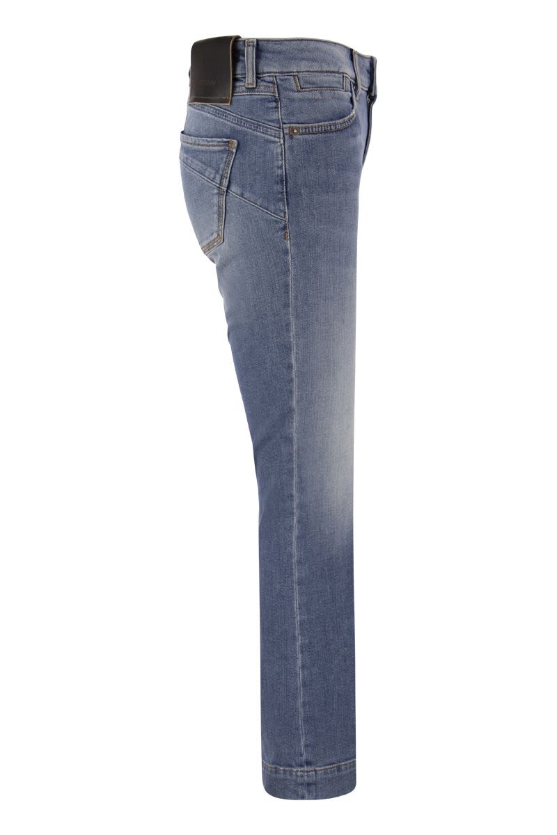 MEXICO - Low waist mini flare jeans - VOGUERINI