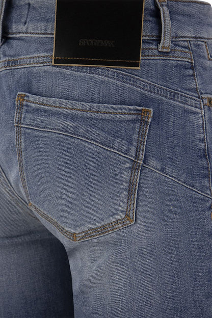 MEXICO - Low waist mini flare jeans - VOGUERINI