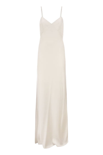 SELCE - Envers satin slip dress - VOGUERINI