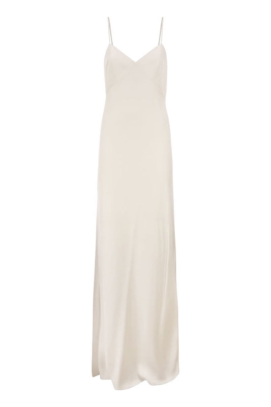 SELCE - Envers satin slip dress - VOGUERINI