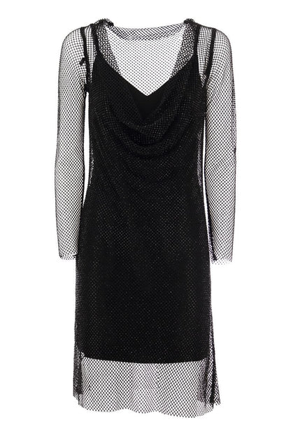 VEZZO - Mesh dress - VOGUERINI