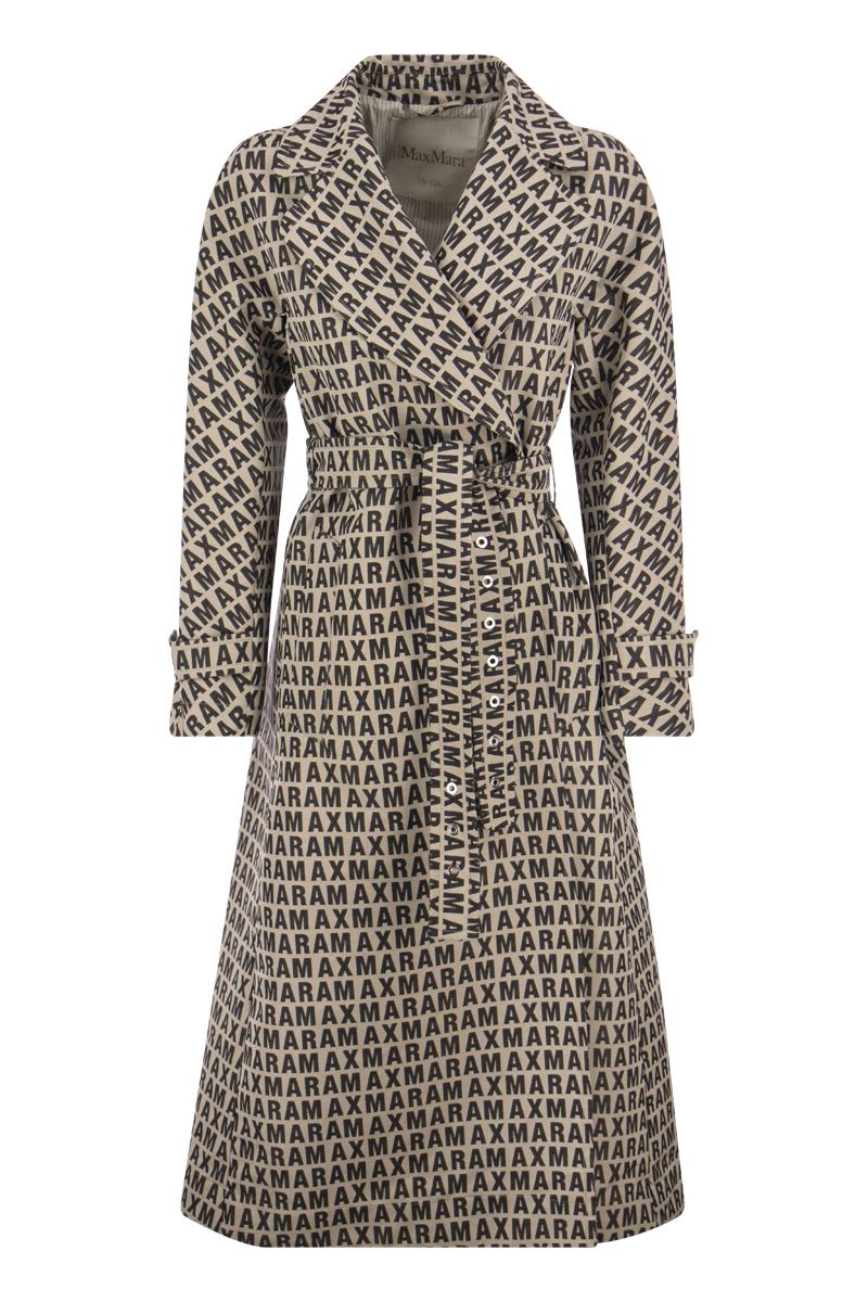 LTRENCH - Drip-proof cotton jacquard trench coat - VOGUERINI