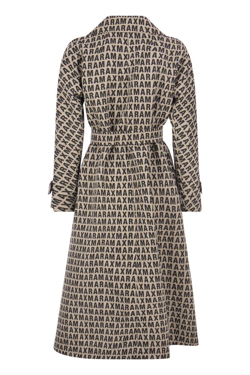 LTRENCH - Drip-proof cotton jacquard trench coat - VOGUERINI