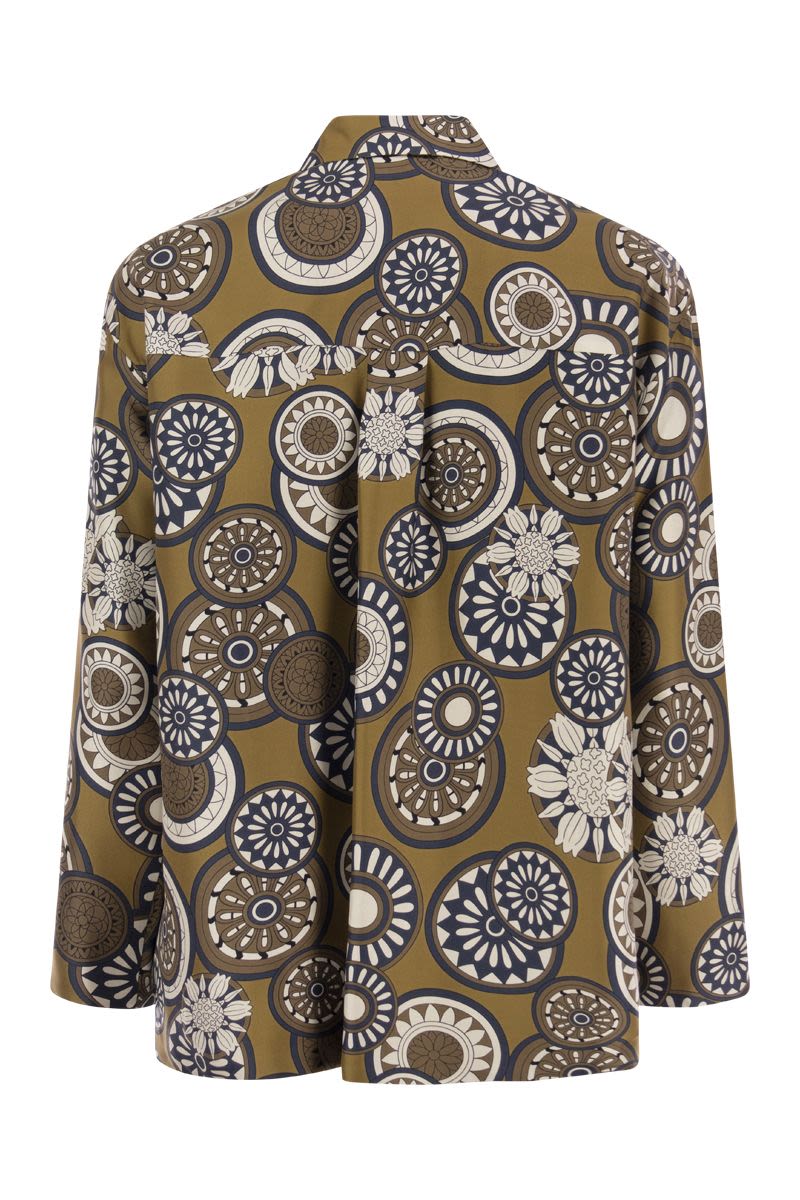 TIMESHIRT - Reversible patterned silk shirt - VOGUERINI