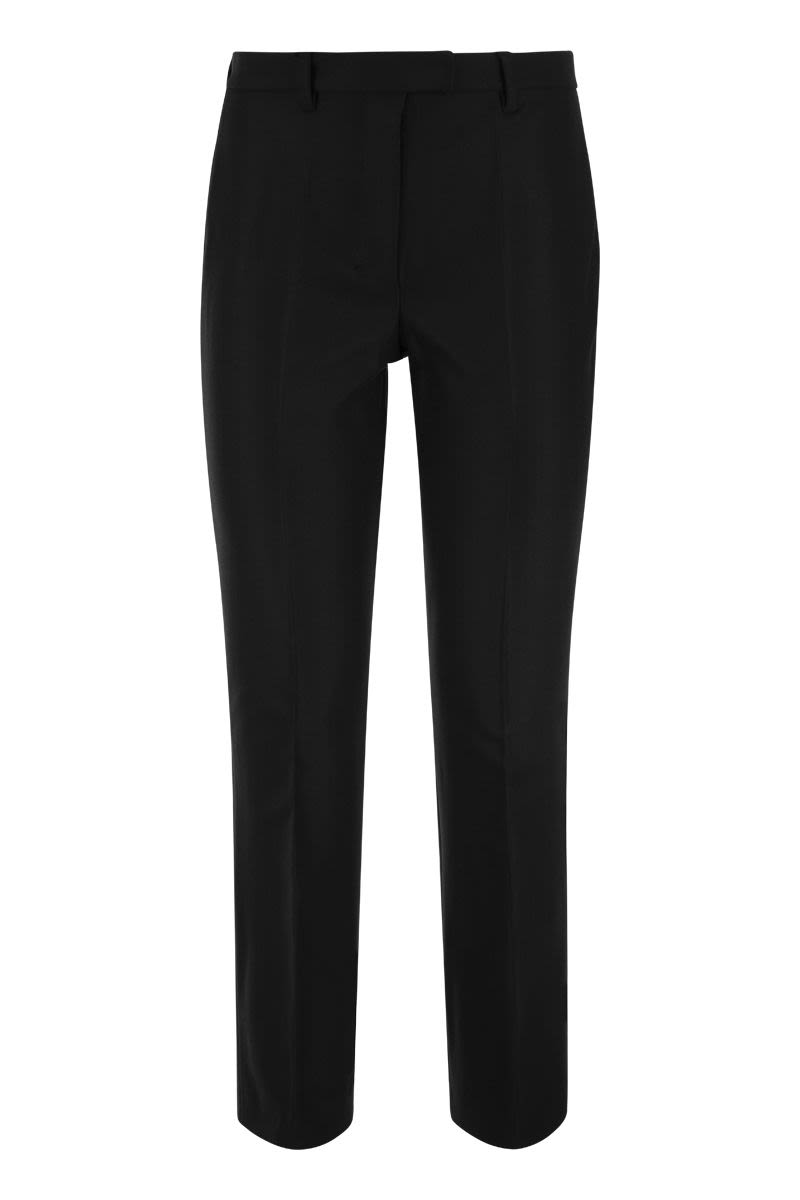 FATINA - Cotton and viscose trousers - VOGUERINI