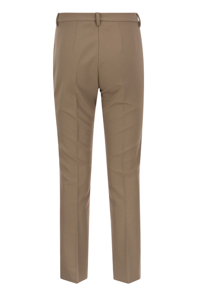 FATINA - Cotton and viscose trousers - VOGUERINI