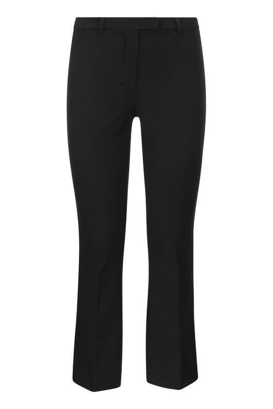 UMANITA - Stretch cotton blend Trousers - VOGUERINI