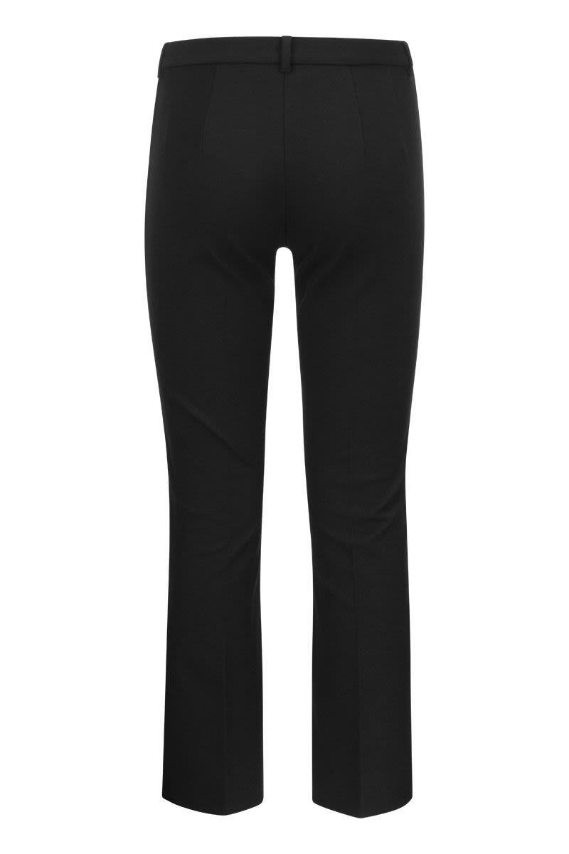 UMANITA - Stretch cotton blend Trousers - VOGUERINI