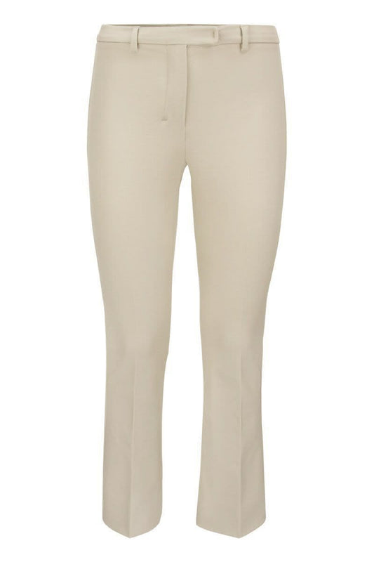 UMANITA - Stretch cotton blend Trousers - VOGUERINI