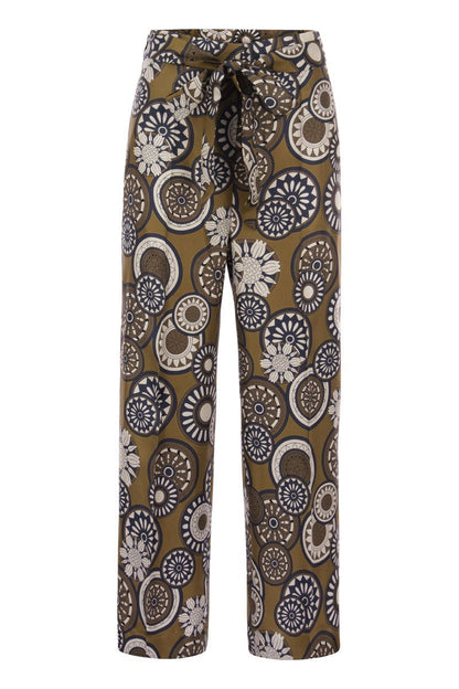 TIMEB - Silk Trousers - VOGUERINI