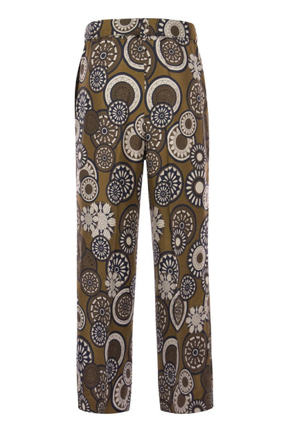 TIMEB - Silk Trousers - VOGUERINI