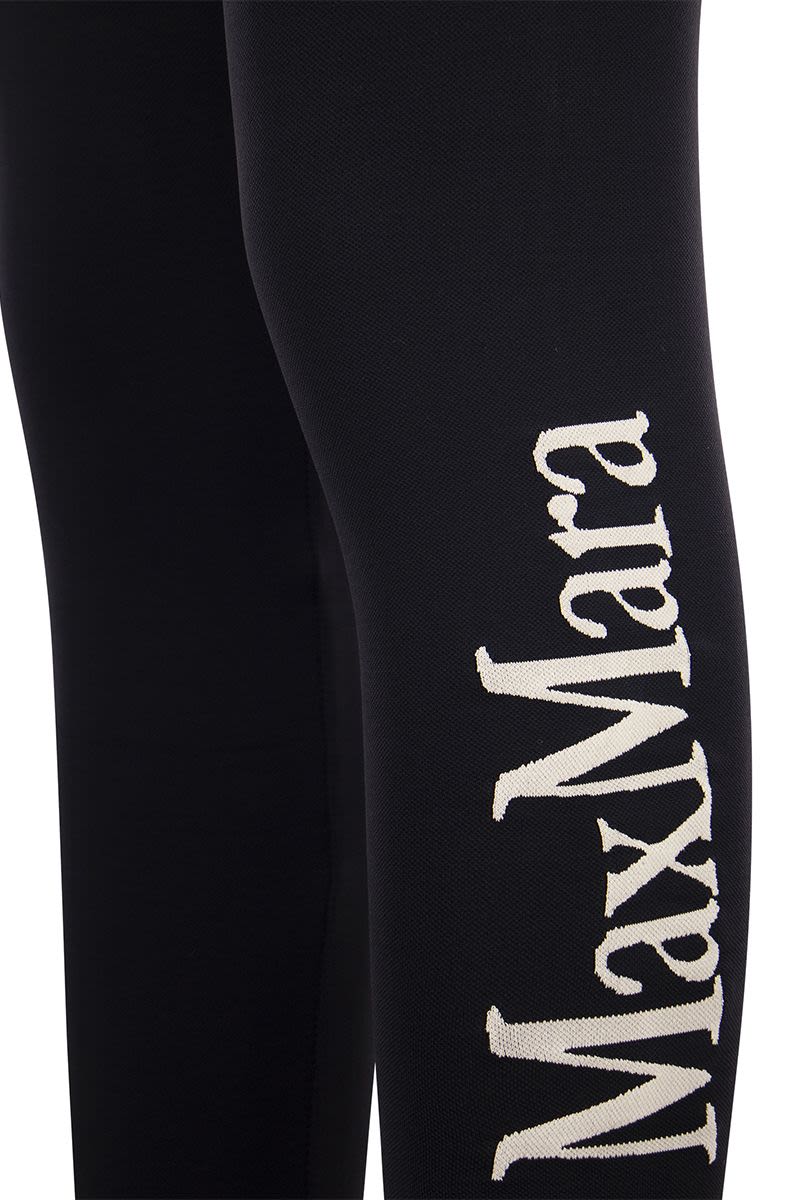 ELOGIO - Technical fabric legging with logo - VOGUERINI