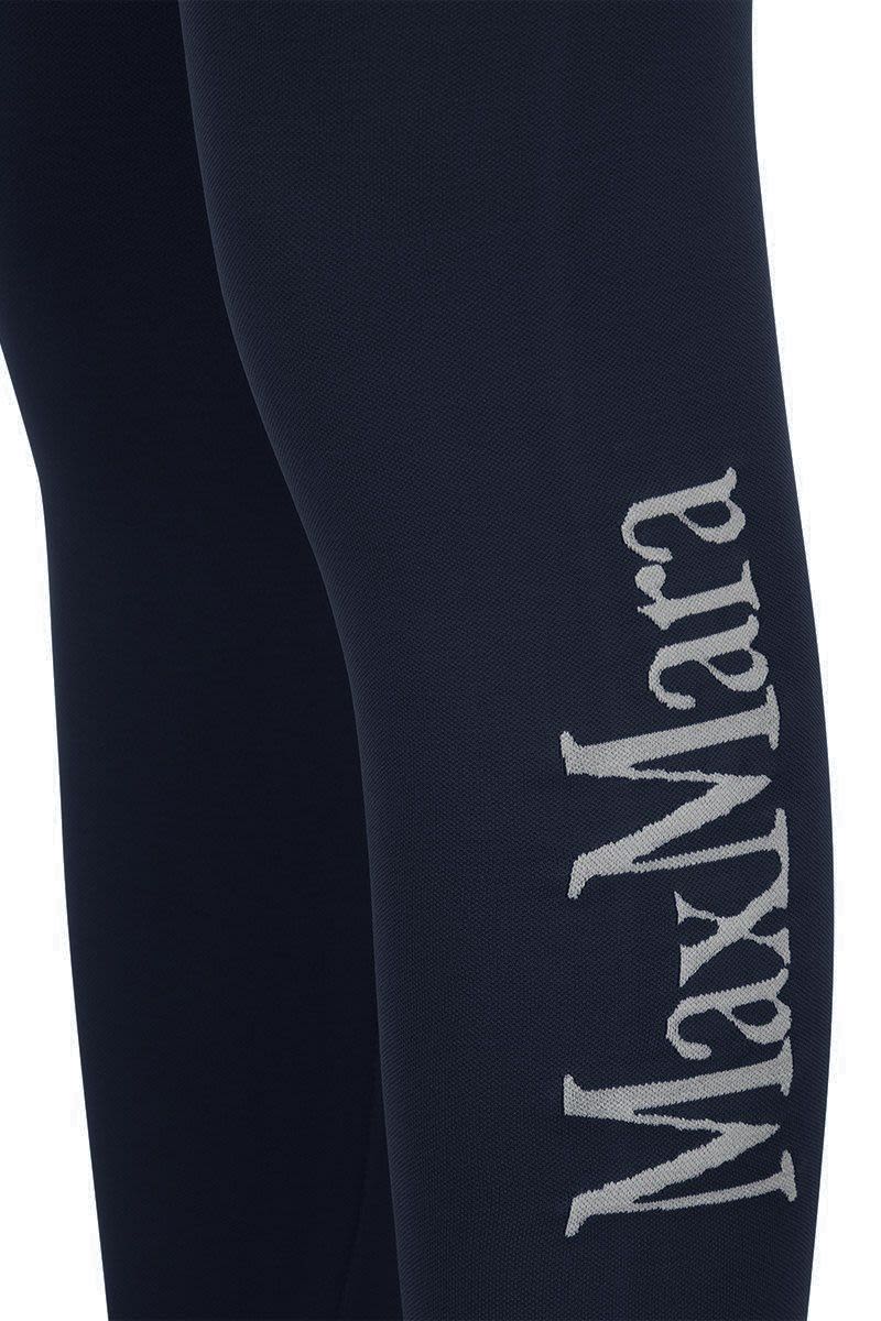 BASILEA - Technical fabric legging with logo - VOGUERINI