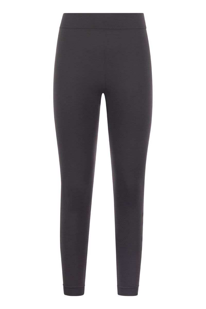 BASILEA - Technical fabric legging with logo - VOGUERINI