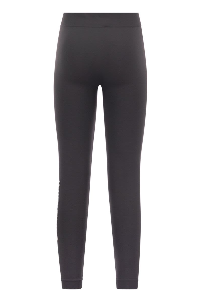 BASILEA - Technical fabric legging with logo - VOGUERINI