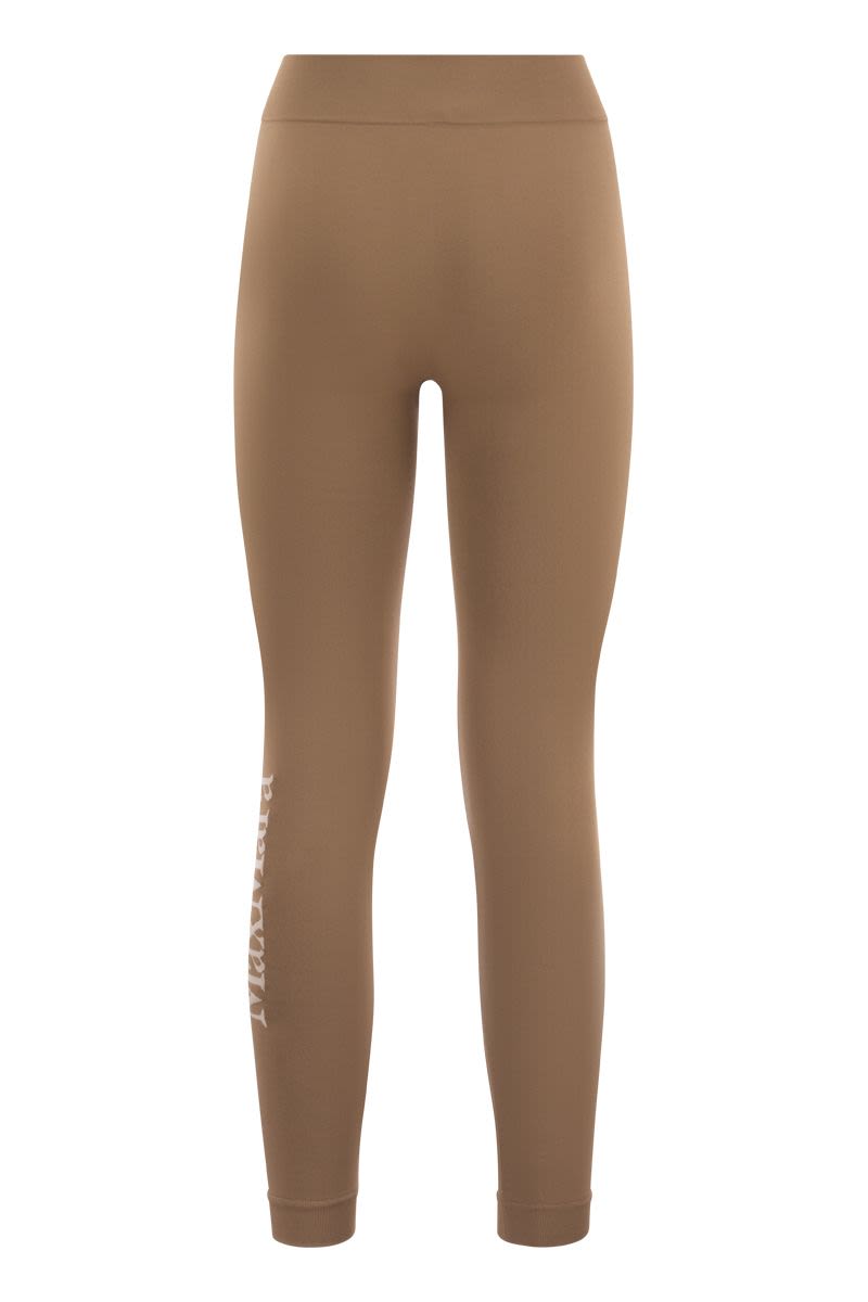 BASILEA - Technical fabric legging with logo - VOGUERINI