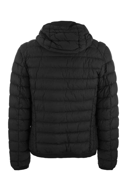 COLEMAN - Short down jacket with hood - VOGUERINI