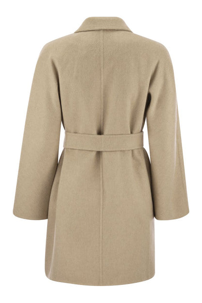 HAROLD - Short cashmere dressing gown coat - VOGUERINI