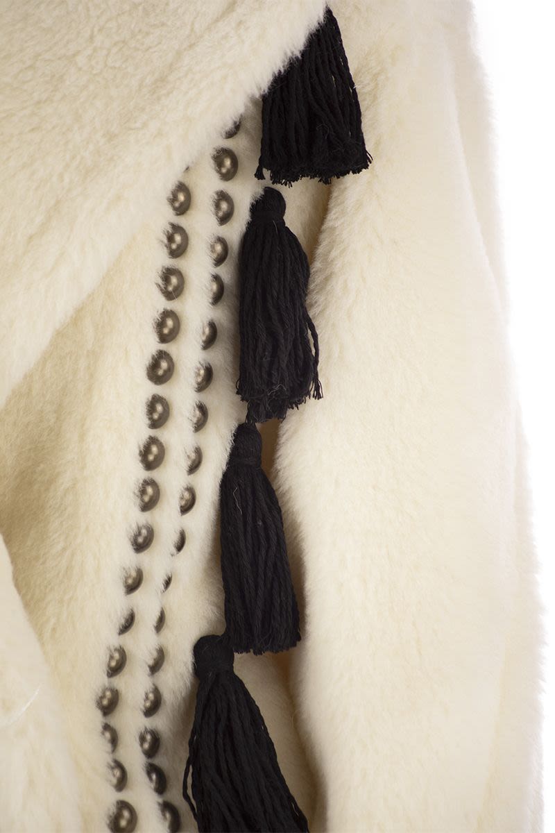 DEMETRA - Teddy Bear Icon Coat in alpaca and wool - VOGUERINI
