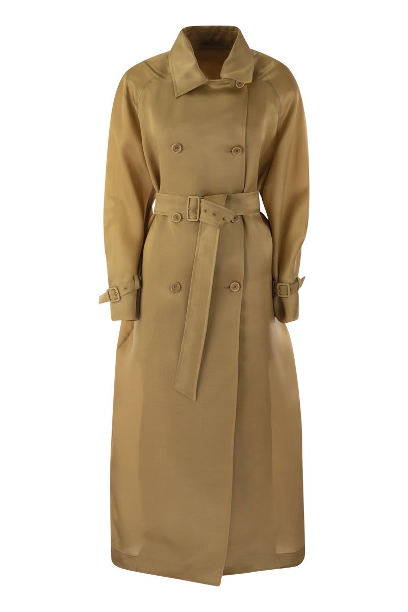 SACCO - Oversize organza trench coat