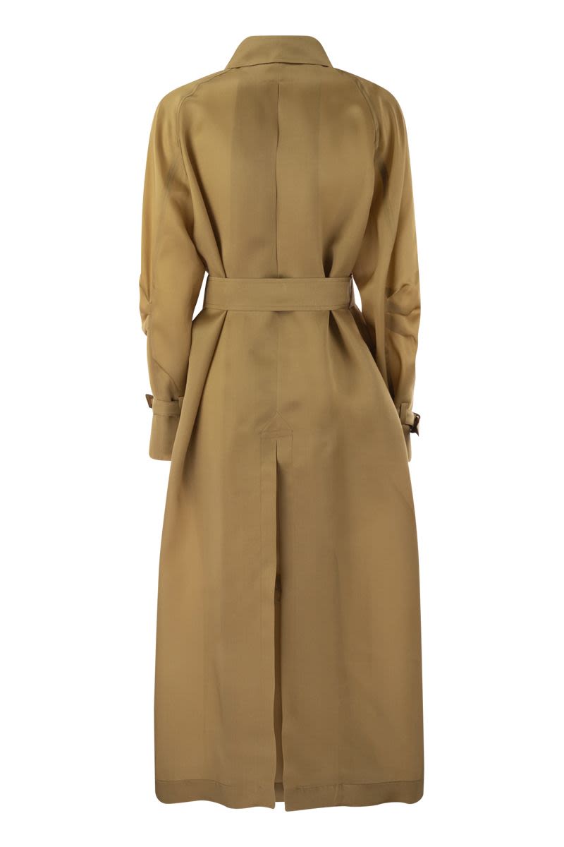 SACCO - Oversize organza trench coat