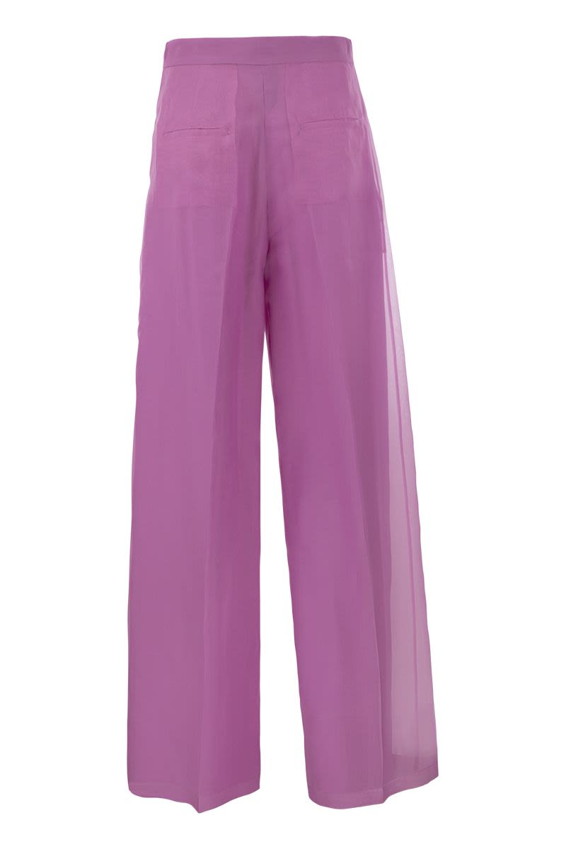 CALIBRI - Silk wide trousers - VOGUERINI