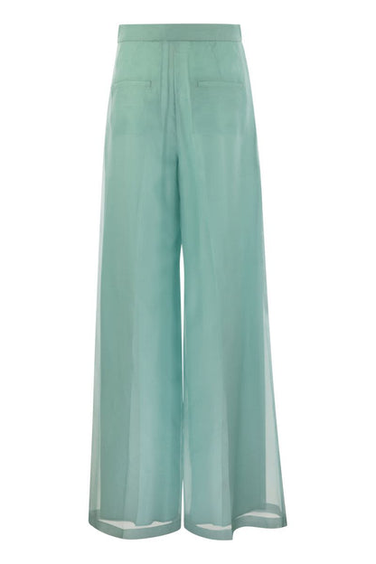 CALIBRI - Silk wide trousers