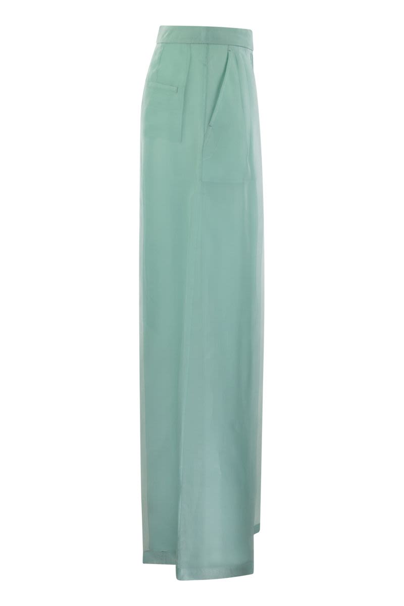 CALIBRI - Silk wide trousers