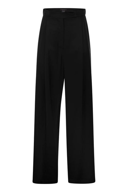 FIESTA - Silk flare trousers - VOGUERINI