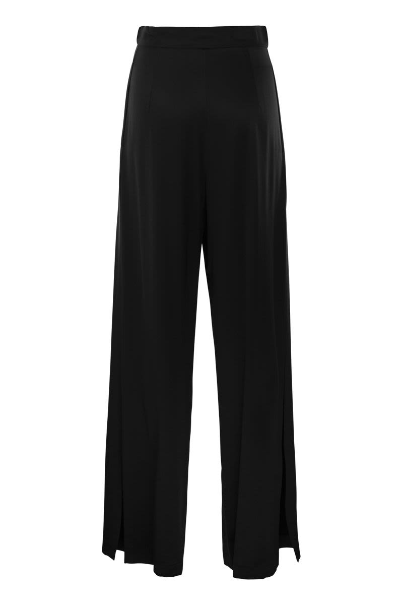 FIESTA - Silk flare trousers - VOGUERINI