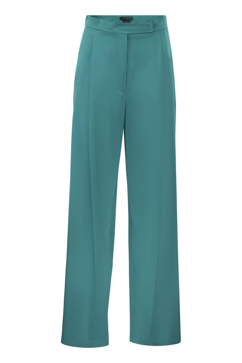 FIESTA - Silk flare trousers - VOGUERINI