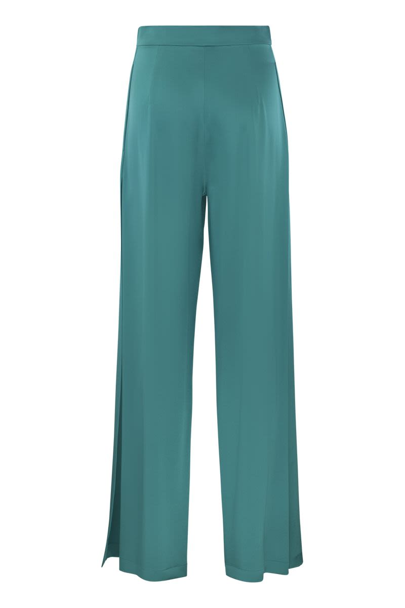 FIESTA - Silk flare trousers - VOGUERINI