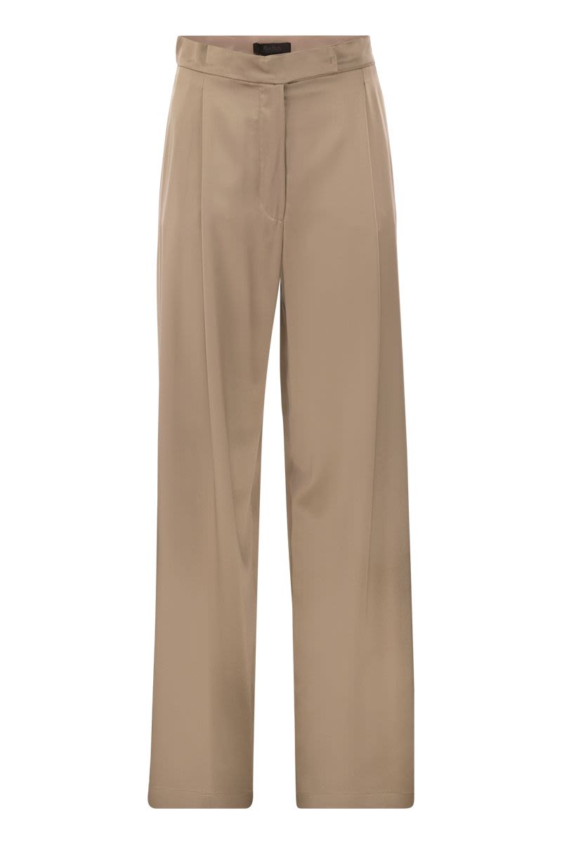 FIESTA - Silk flare trousers - VOGUERINI