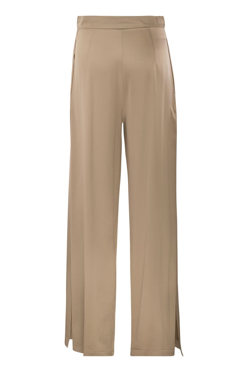 FIESTA - Silk flare trousers - VOGUERINI