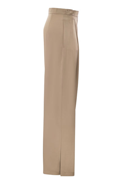 FIESTA - Silk flare trousers - VOGUERINI