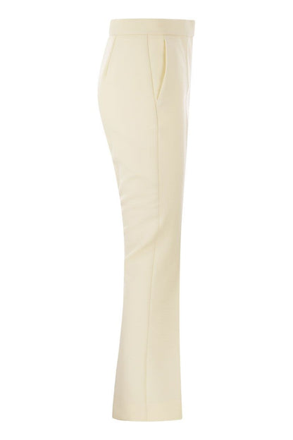 NEPETA - Ankle-length trousers in wool crepe - VOGUERINI