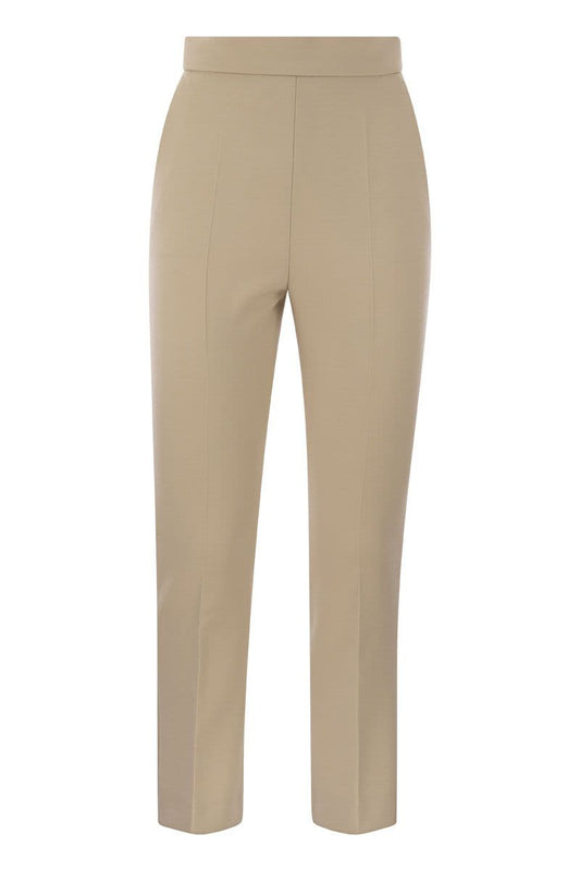 NEPETA - Ankle-length trousers in wool crepe - VOGUERINI