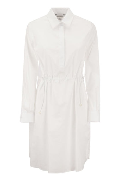 JUANITA - Poplin chemise dress - VOGUERINI