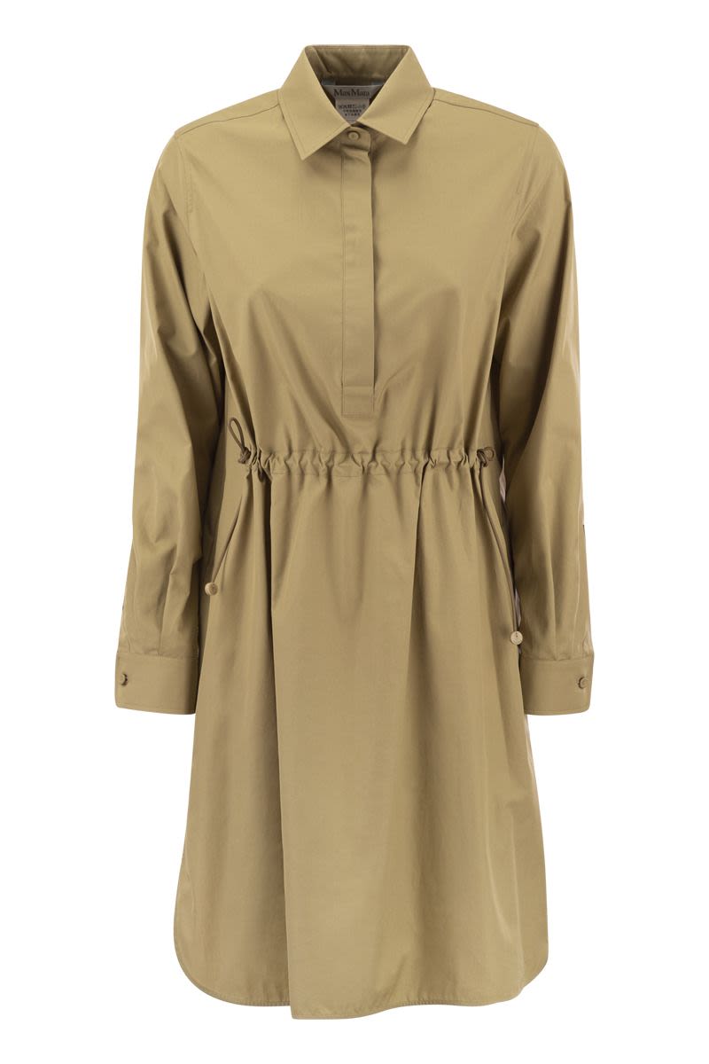 JUANITA - Poplin chemise dress - VOGUERINI