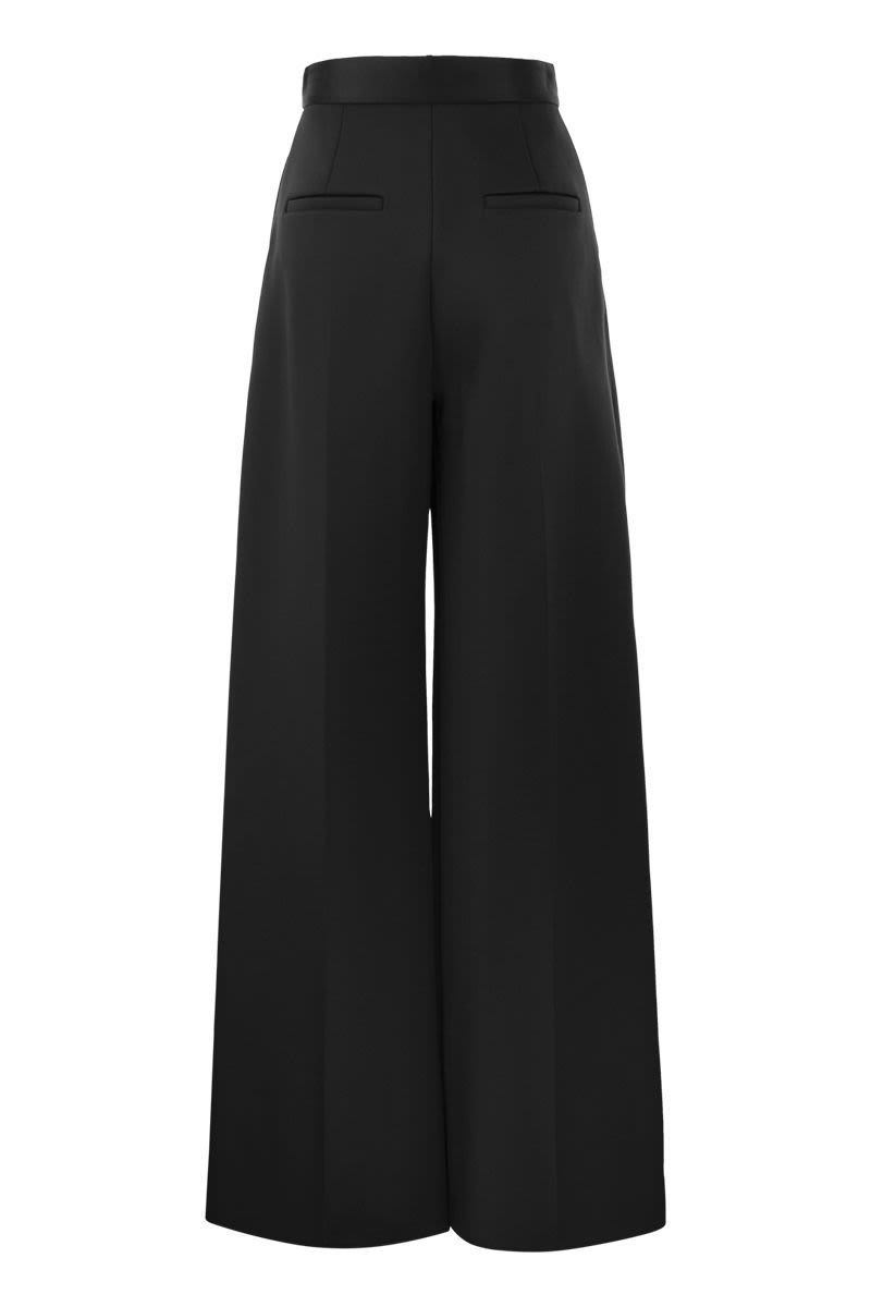 ZINNIA - Scuba jersey flare trousers - VOGUERINI