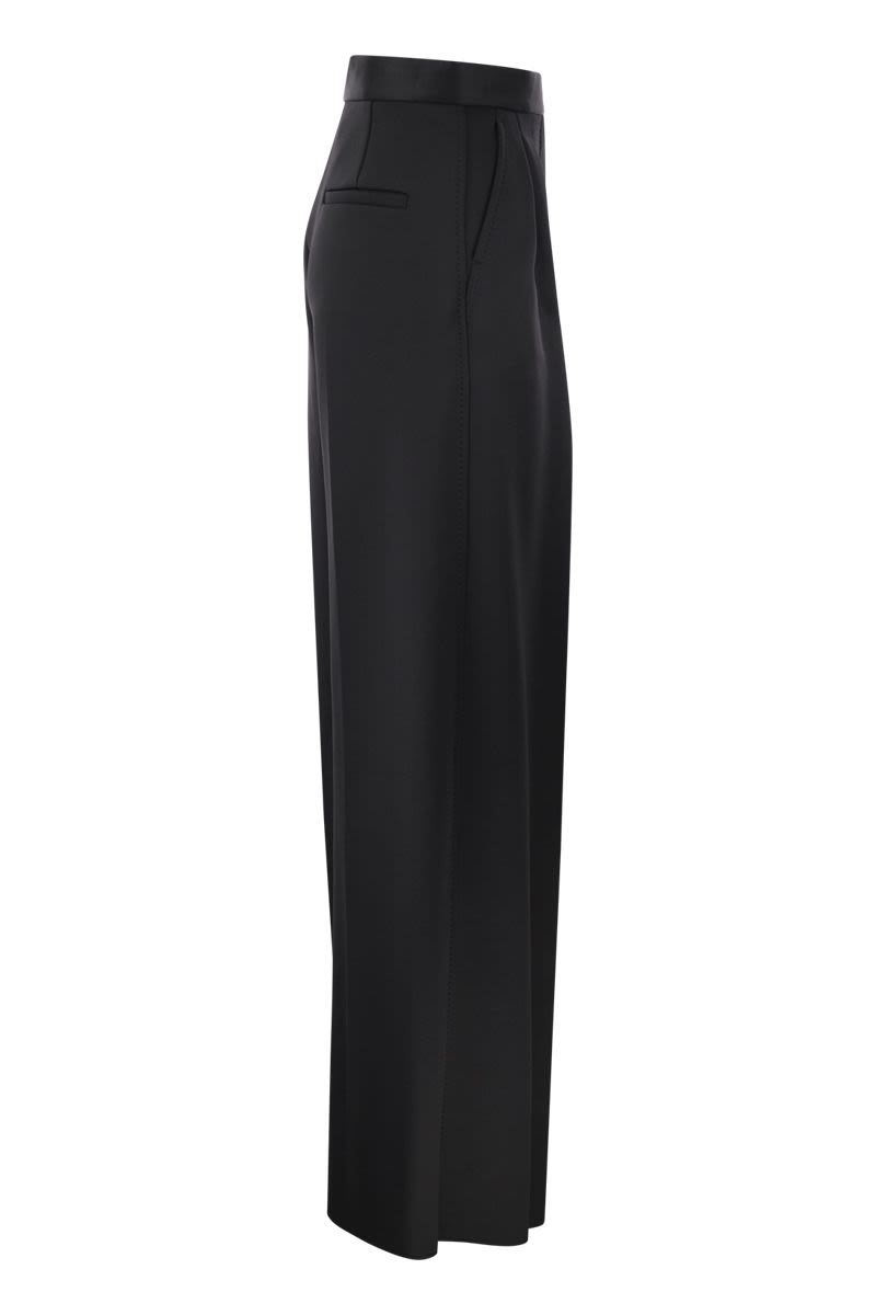 ZINNIA - Scuba jersey flare trousers - VOGUERINI