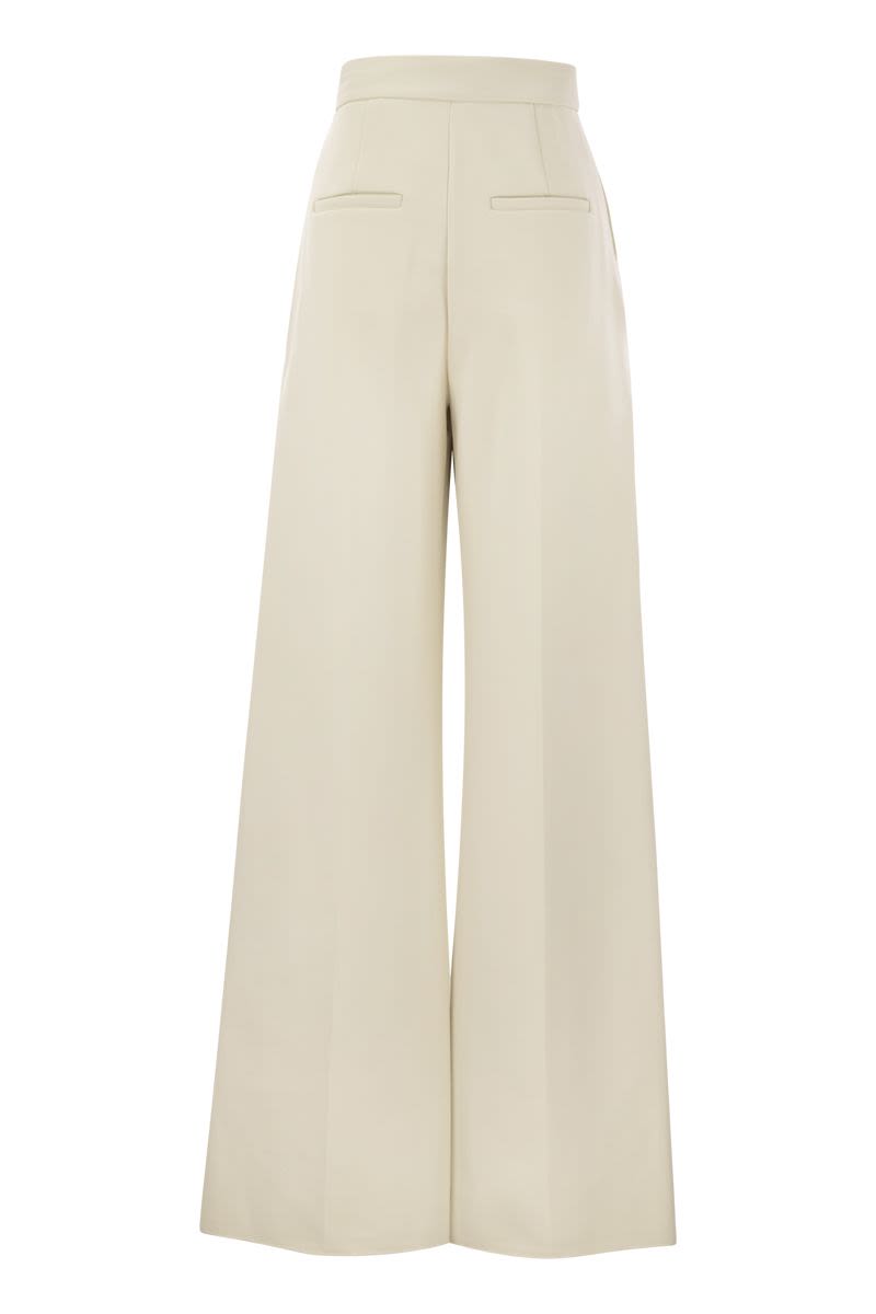 ZINNIA - Scuba jersey flare trousers - VOGUERINI