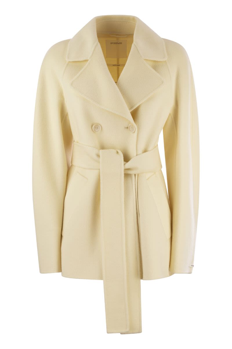 UMANO - Short cashmere blend dressing gown coat - VOGUERINI