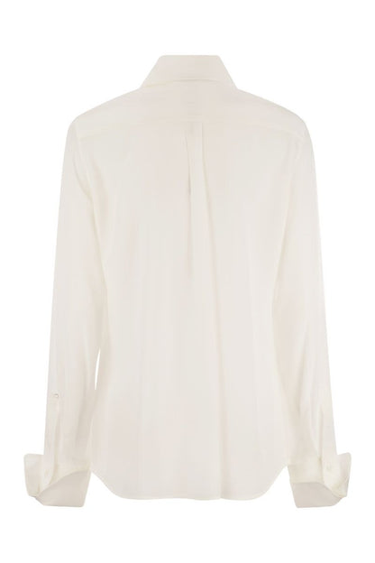 LELIA - Pure silk shirt - VOGUERINI