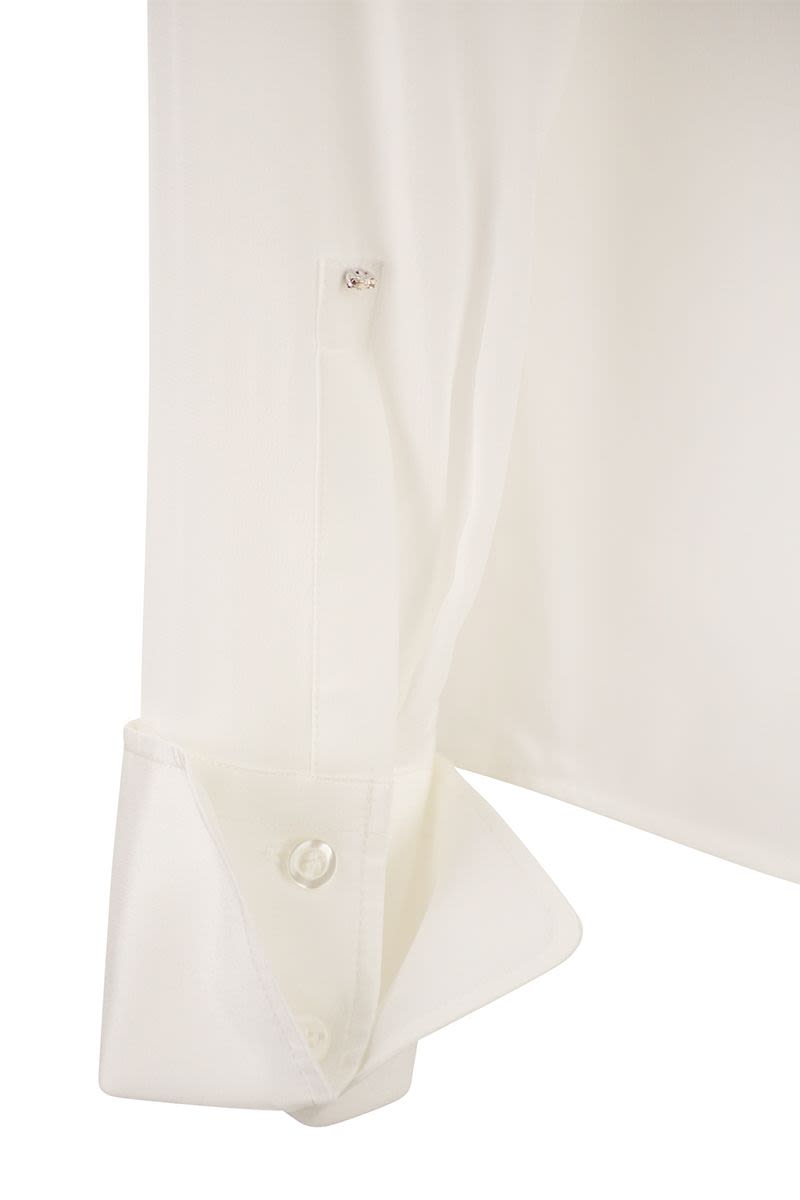 LELIA - Pure silk shirt - VOGUERINI