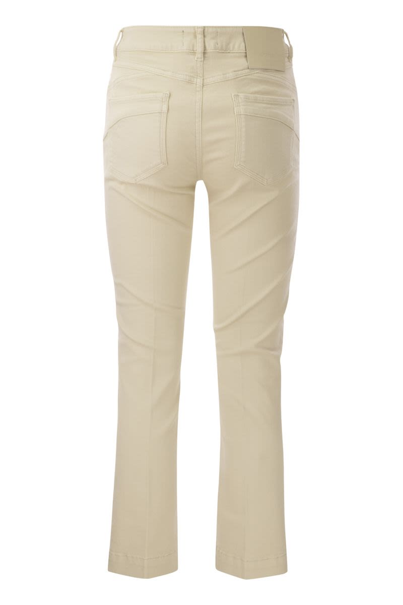 NILLY - Five-pocket mini flare trousers - VOGUERINI