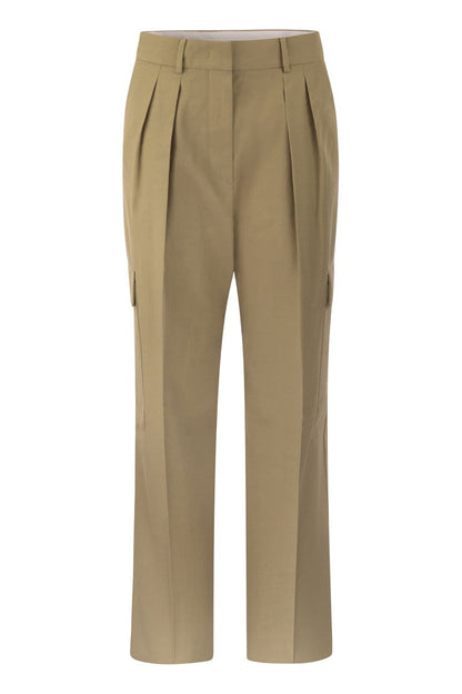 JACOPO - Cotton-blend trousers